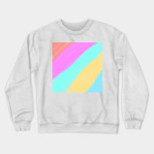 Colorful watercolor abstract texture art Crewneck Sweatshirt